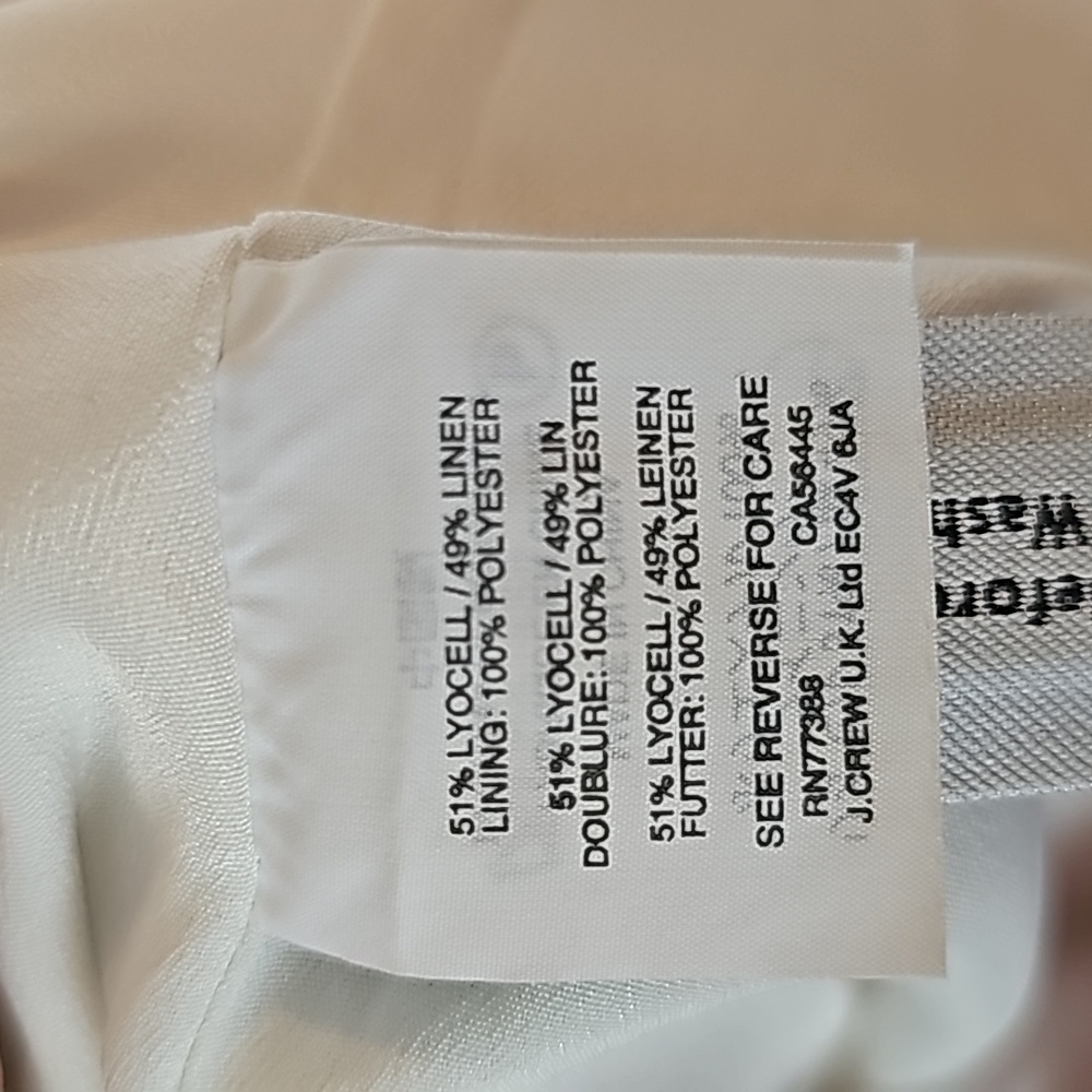 J.Crew linen A-line dress in Morning Floral Size 00 - Picture 7 of 7